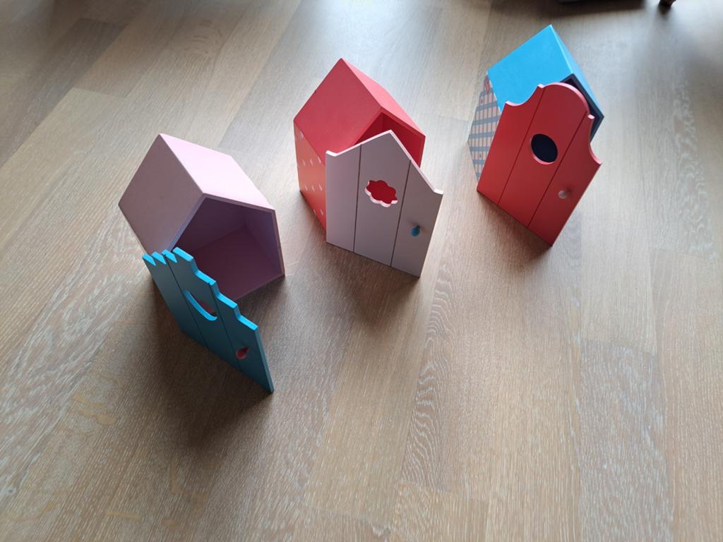 LIEF vogelhuisjes - set van 3 (21x13x10 cm), Ophalen of Verzenden
