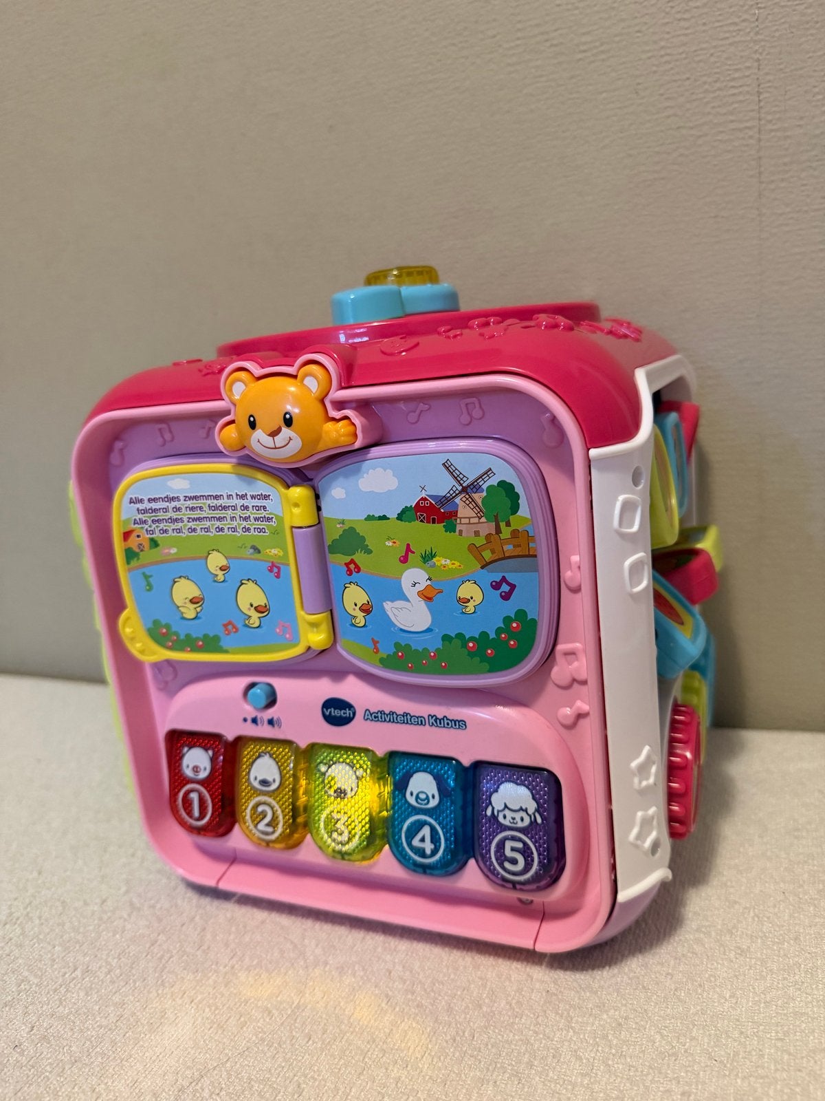 VTech Activiteiten Kubus - Interactief Speelgoed voor Baby's, Kinderen en Baby's, Speelgoed | Vtech, Ophalen, Zo goed als nieuw
