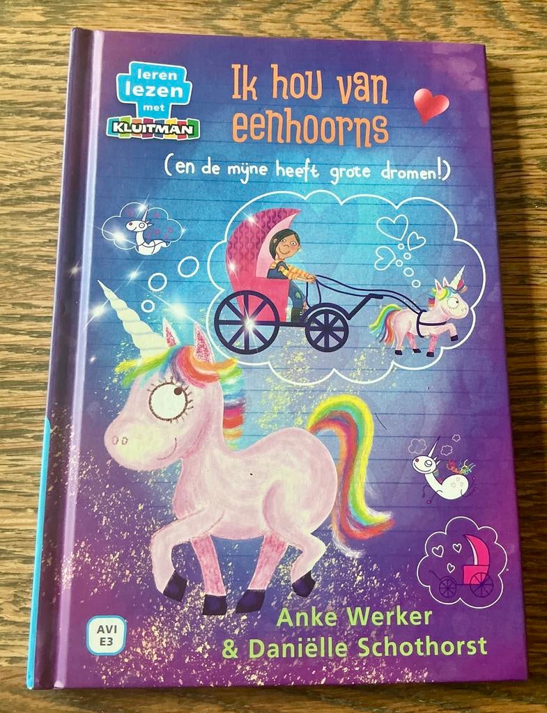 AVI-E3 IK HOU VAN EENHOORNS LEREN LEZEN MET KLUITMAN, Ophalen of Verzenden, Zo goed als nieuw, Fictie algemeen