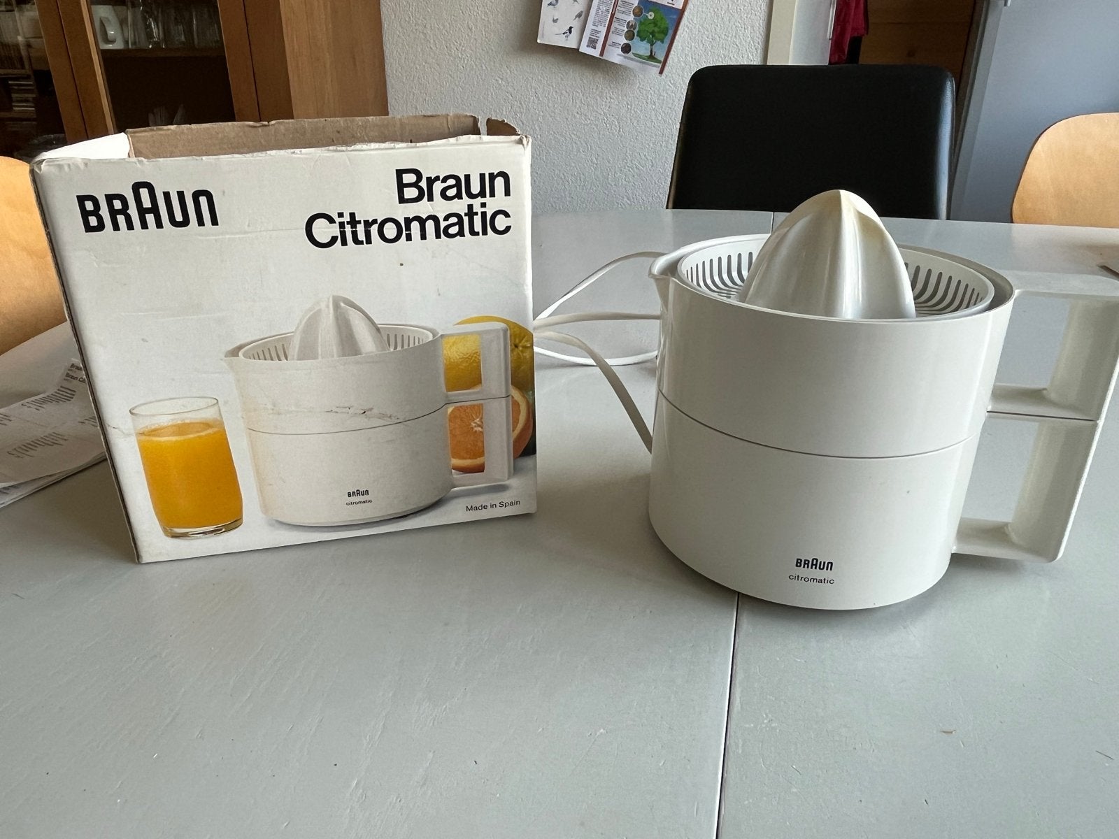 Braun Citromatic MPZ4 citruspers, Witgoed en Apparatuur, Ophalen of Verzenden, Zo goed als nieuw, Vaatwasserbestendig, Minder dan 1 liter