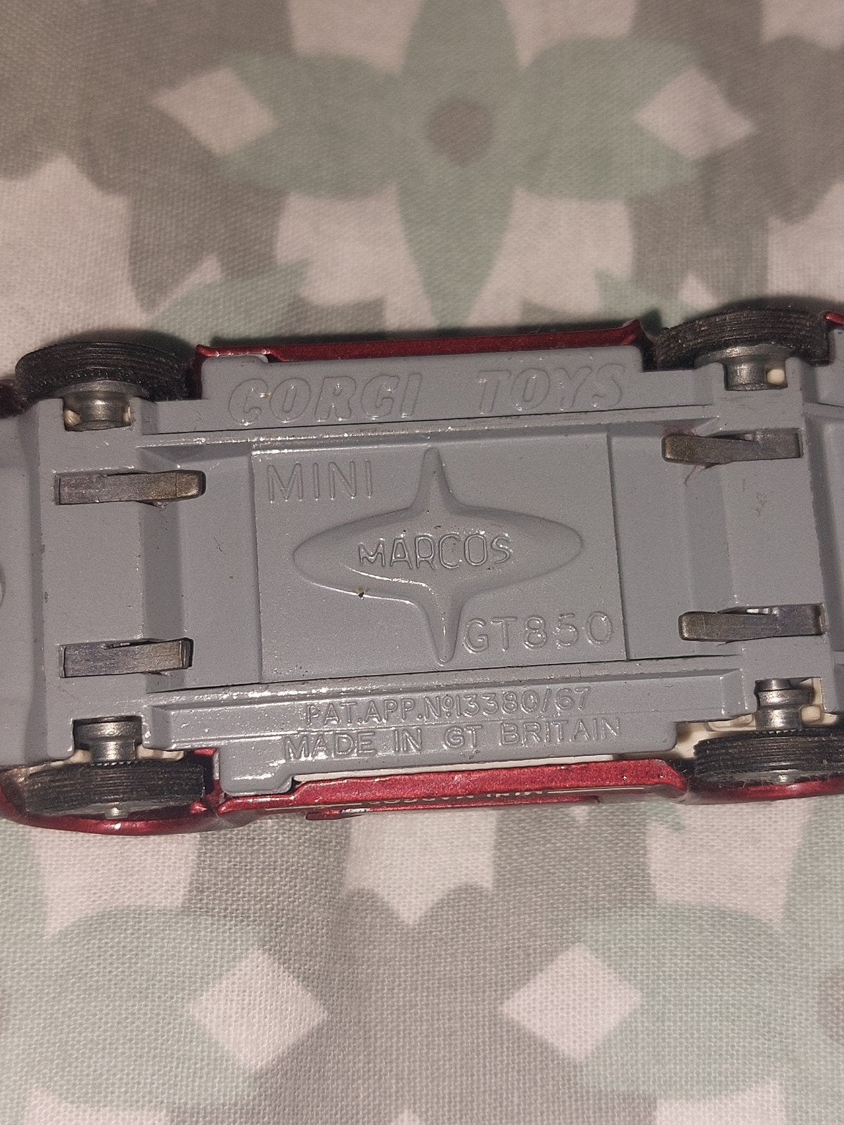 Corgi Toys Mini Marcos GT850 - Vintage Speelgoedauto, Ophalen of Verzenden, Gebruikt