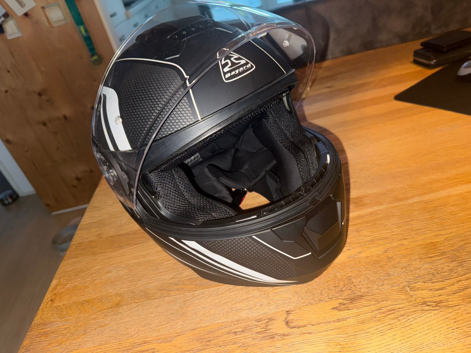 Bayard motorhelm, Motoren, Kleding | Motorhelmen, Overige merken, M, Ophalen of Verzenden, Integraalhelm