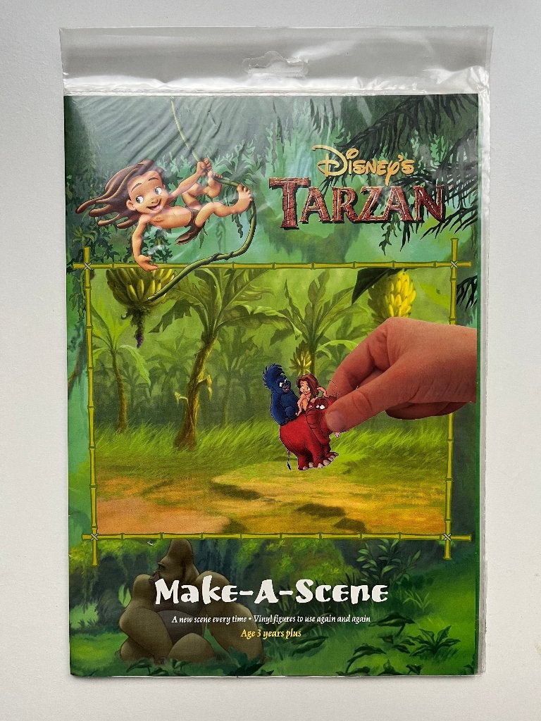 Disney Tarzan Make-A-Scene stickerboek (nieuw), Verzamelen, Disney, Ophalen of Verzenden, Overige figuren, Nieuw, Overige typen