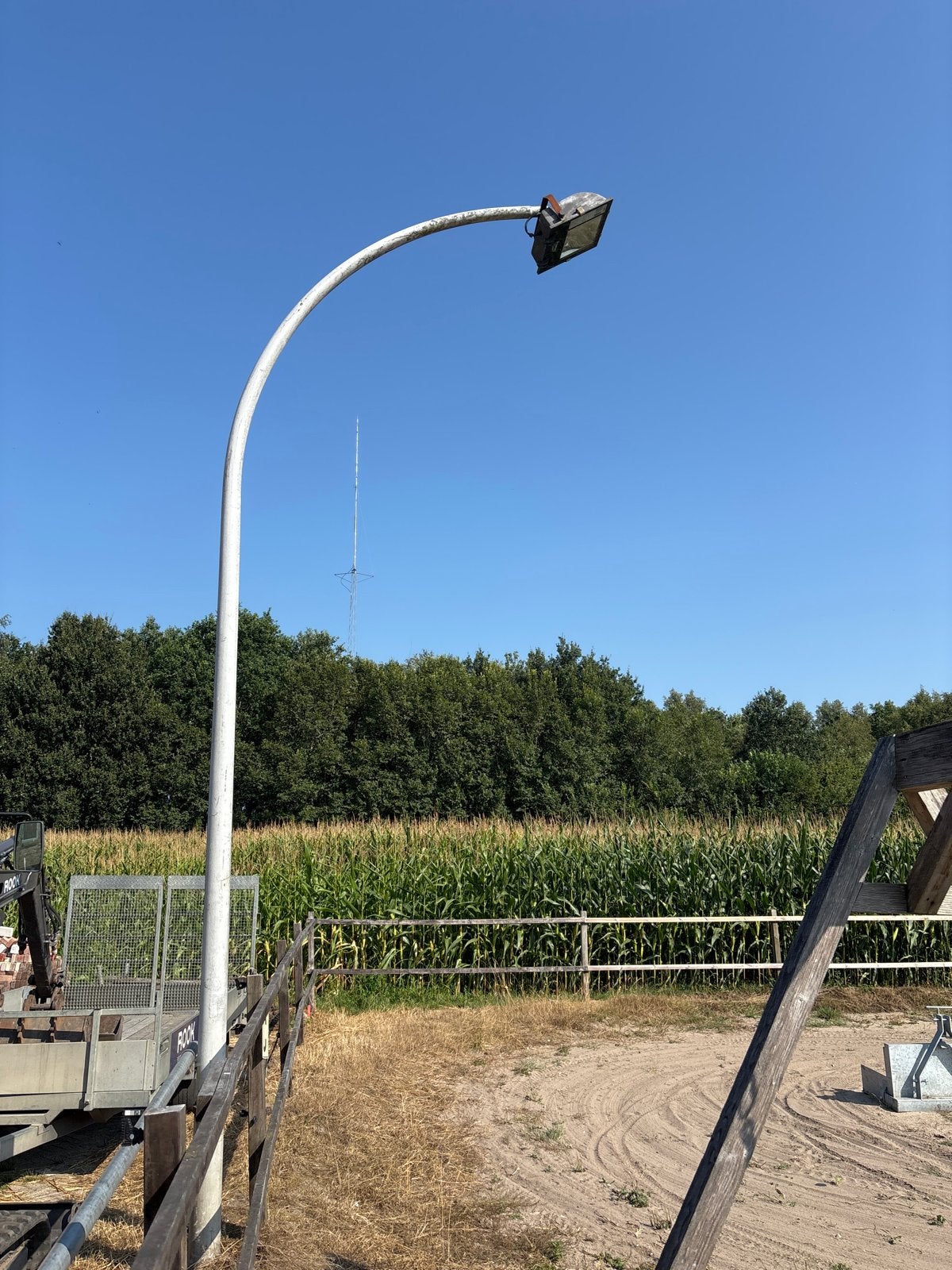 lantaarnpaal met verlichting paardenbak, 2 stuks, Toebehoren