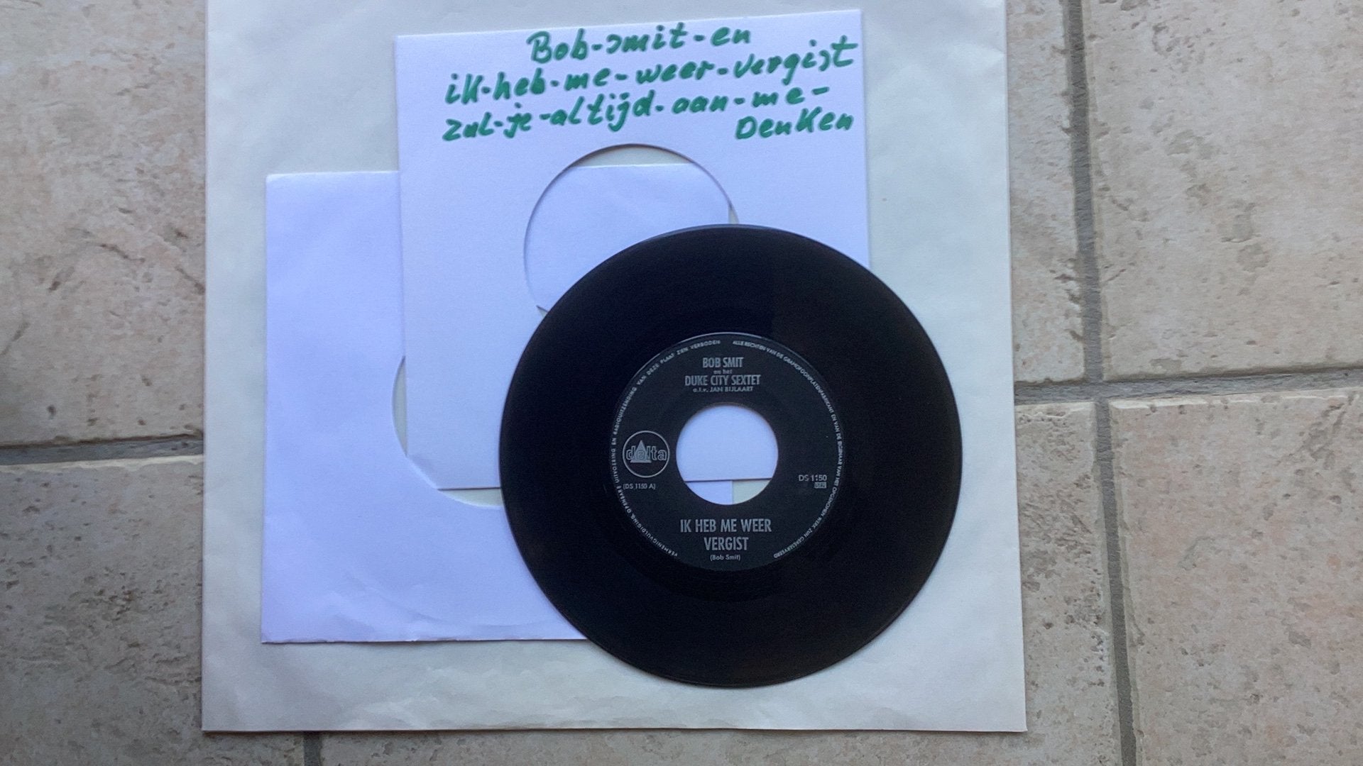 Single Bob Smit - Ik heb me weer vergist, Ophalen of Verzenden, Gebruikt, 7 inch, Nederlandstalig