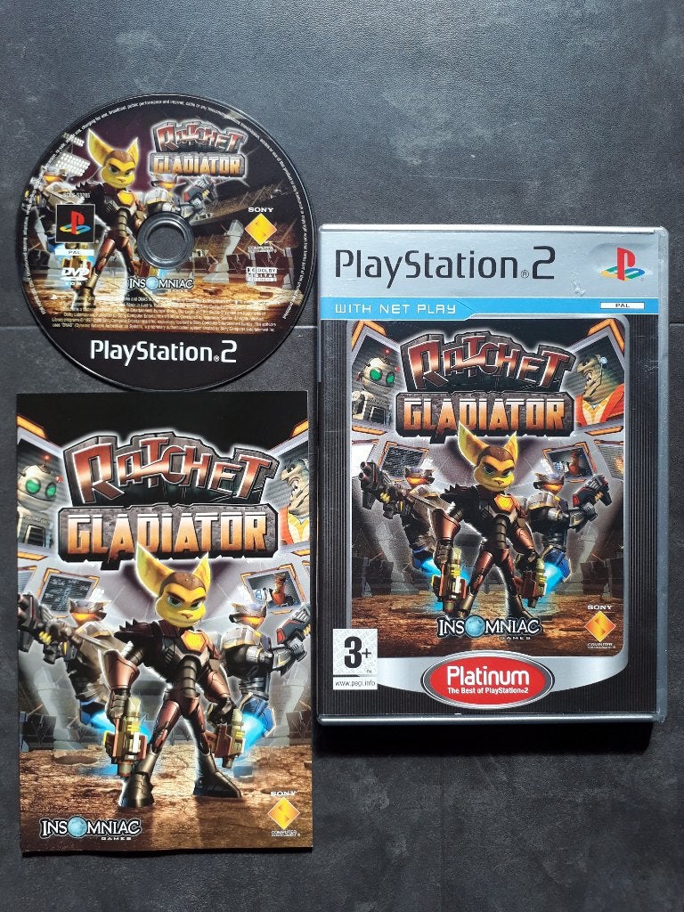 PS2 - Ratchet Gladiator - PlayStation 2, Avontuur en Actie, 1 speler, Ophalen of Verzenden, Zo goed als nieuw