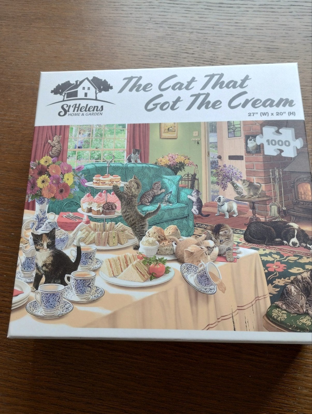 st helens puzzel 1000 stukjes, Hobby en Vrije tijd, Denksport en Puzzels, Ophalen of Verzenden, 500 t/m 1500 stukjes, Zo goed als nieuw