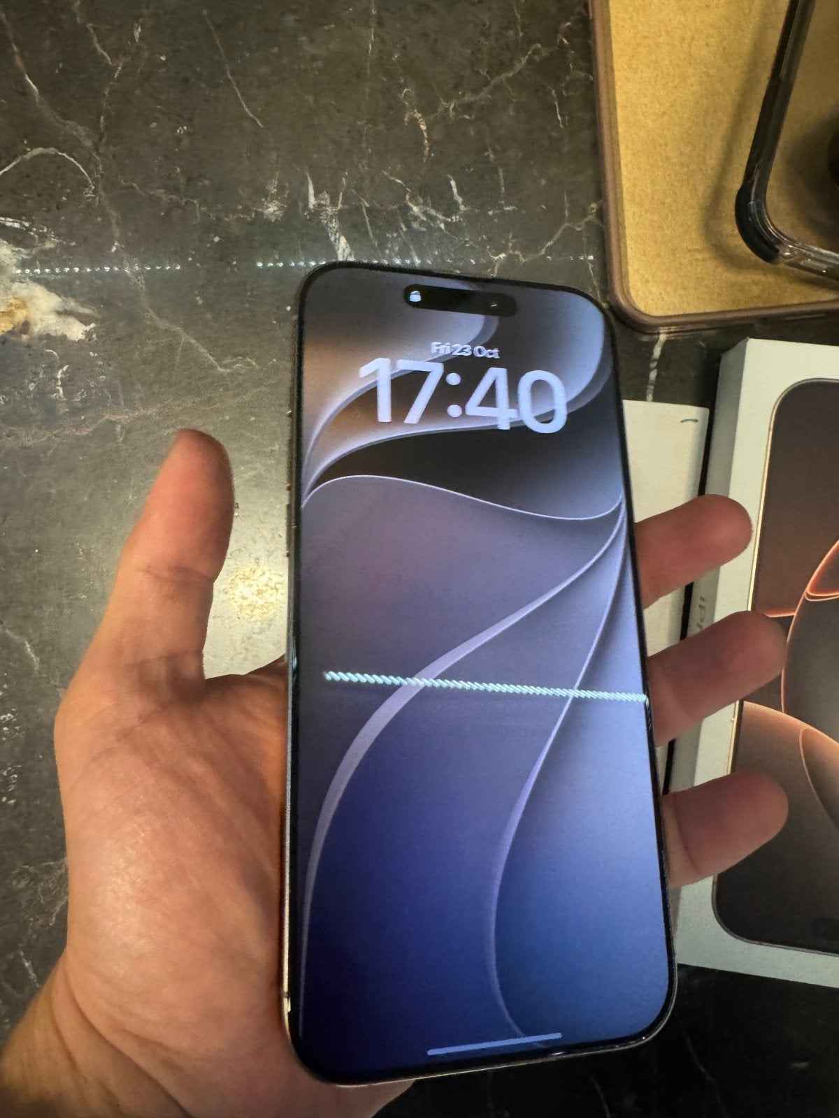 iPhone 16 Pro Max 256GB Desert Titaniun - Full Box as new, Telecommunicatie, 256 GB, 88 %, IPhone 16 Pro Max, Ophalen of Verzenden