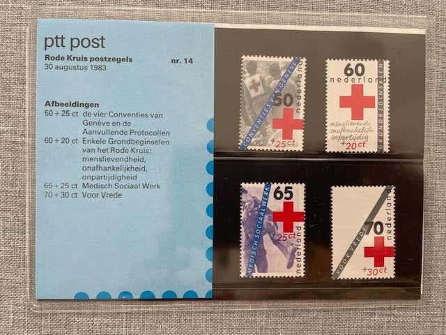 Postzegelmapje PZM14 - Rode Kruis 1983 Postfris, Ophalen of Verzenden, Postfris, Overige thema's