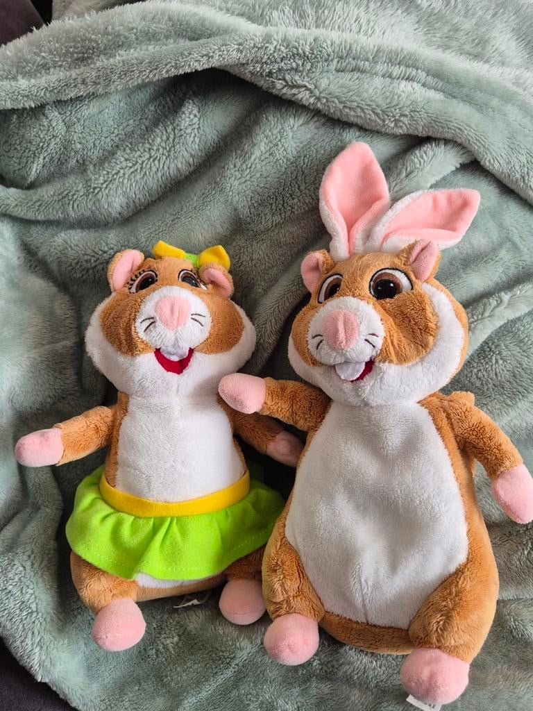 Twee schattige hamsters van AH. Paashamster en de ballerina., Kinderen en Baby's, Speelgoed | Knuffels en Pluche, Overige merken