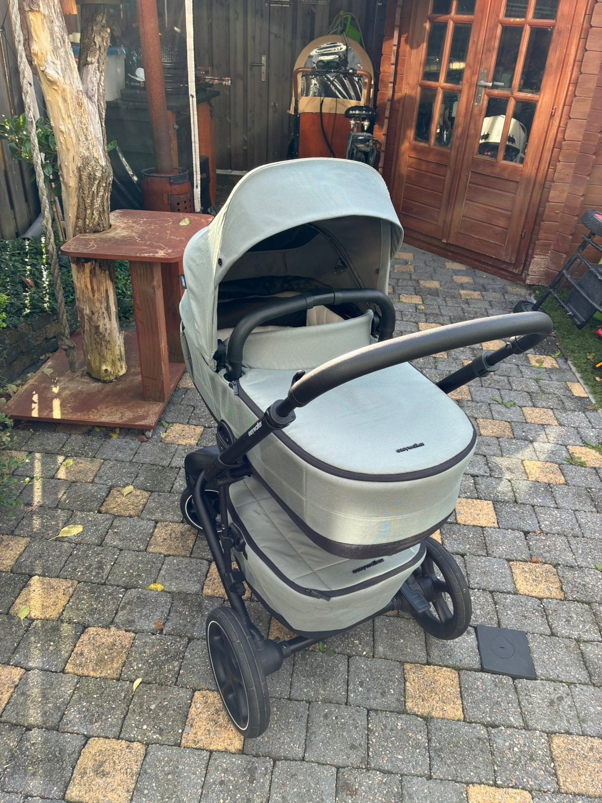 Easywalker Jimmey Thyme green, Zo goed als nieuw, Combiwagen, Met reiswieg, Ophalen