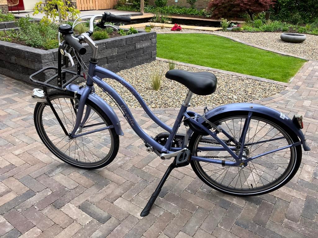 Meisjesfiets met 3 versnellingen, Gebruikt, Velgrem, Versnellingen, Gazelle