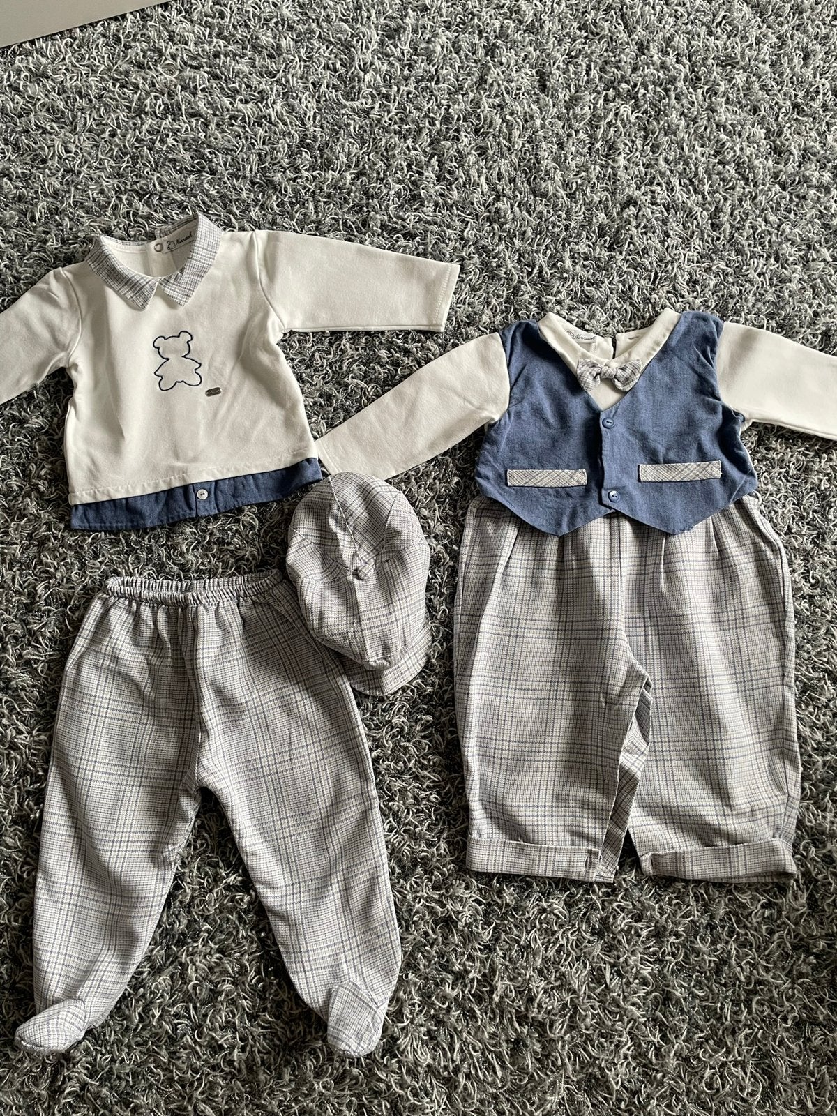 Minnaoh 4 delig set maat 80, Kinderen en Baby's, Babykleding | Maat 80, Ophalen of Verzenden, Zo goed als nieuw, Jongetje, Setje