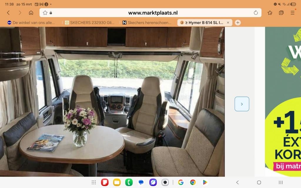 Hymer bovenkastjes eventueel ruilen met hefbed, Caravans en Kamperen, Ophalen of Verzenden