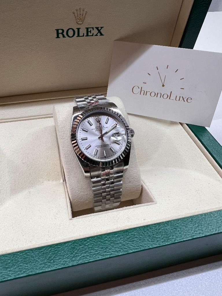 Rolex Lady-Datejust | White Gold | 36MM, Sieraden, Tassen en Uiterlijk, Horloges | Dames, Rolex, Nieuw, Ophalen of Verzenden, Goud
