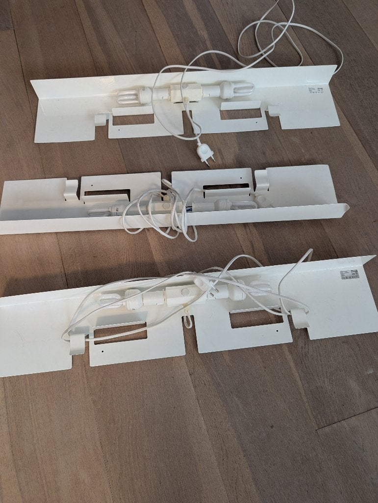 KEA BILLY Boekenkastverlichting – 3 lampjes, Ophalen, Gebruikt