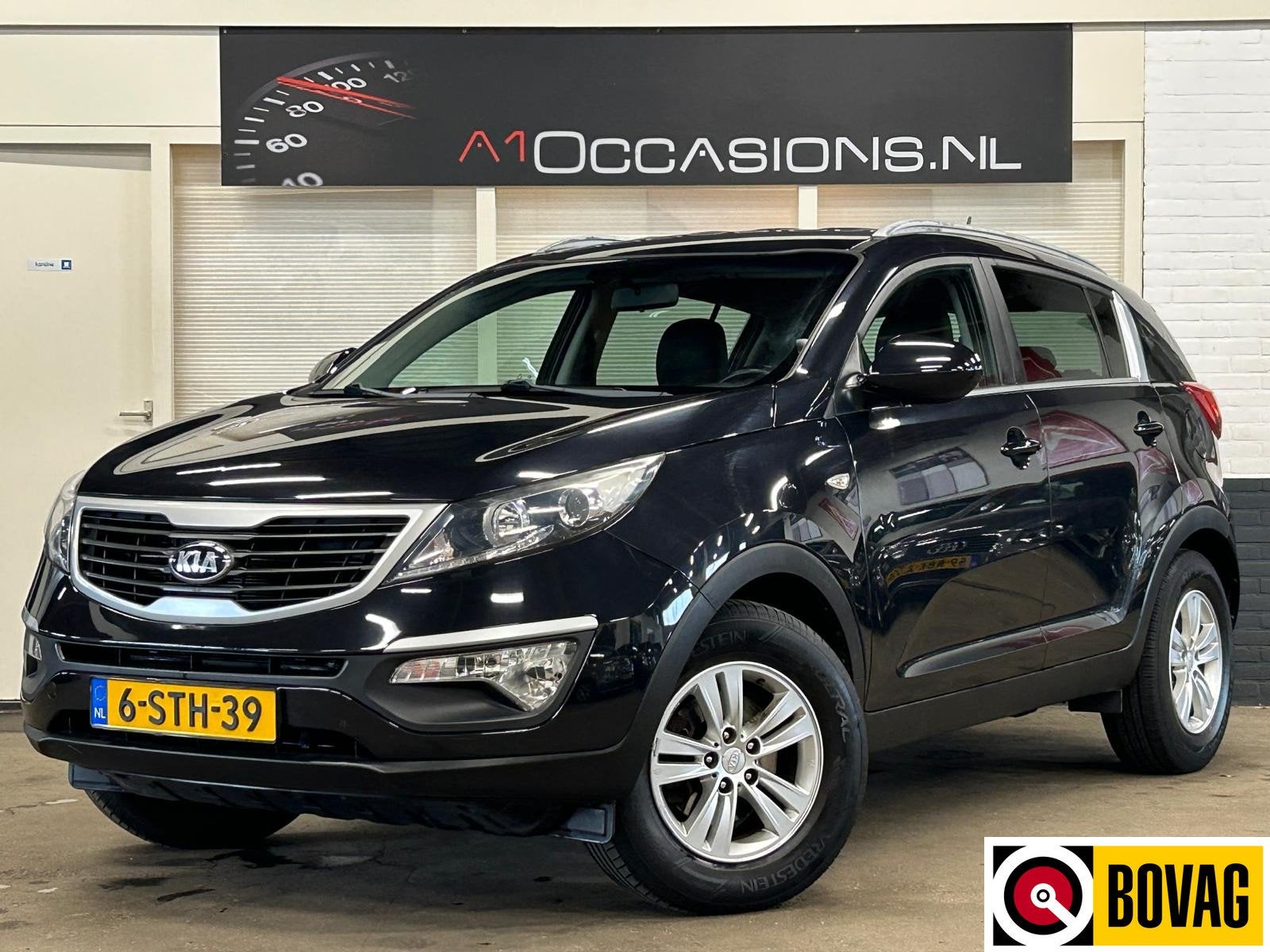Kia Sportage 1.6 GDI Vibe + LEDER (bj 2014), Auto's, Voorwielaandrijving, Euro 5, 135 pk, 4 cilinders