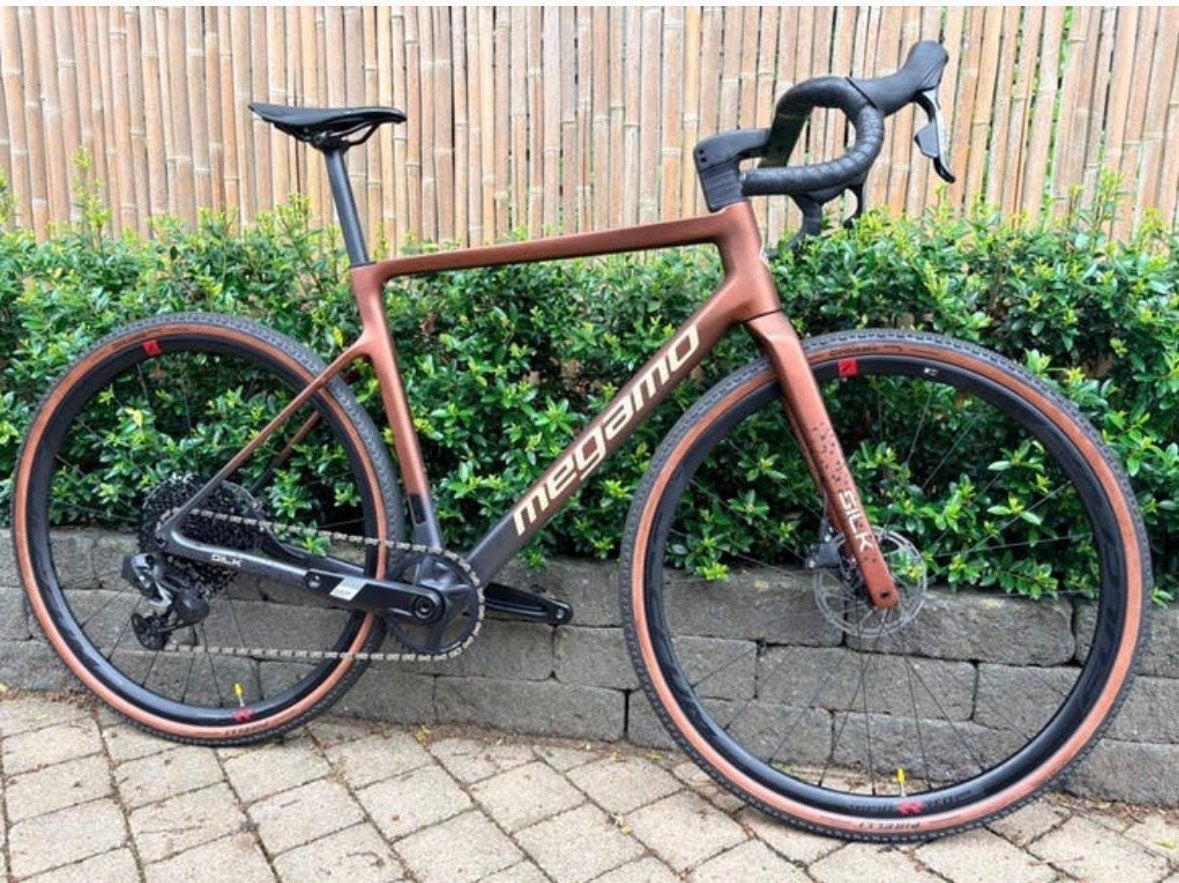 Nieuwe Megamo Silk Gravelbike Draadloos SRAM Apex AXS Maat L, Fietsen en Brommers, Fietsen | Racefietsen, 28 inch, Carbon, Heren