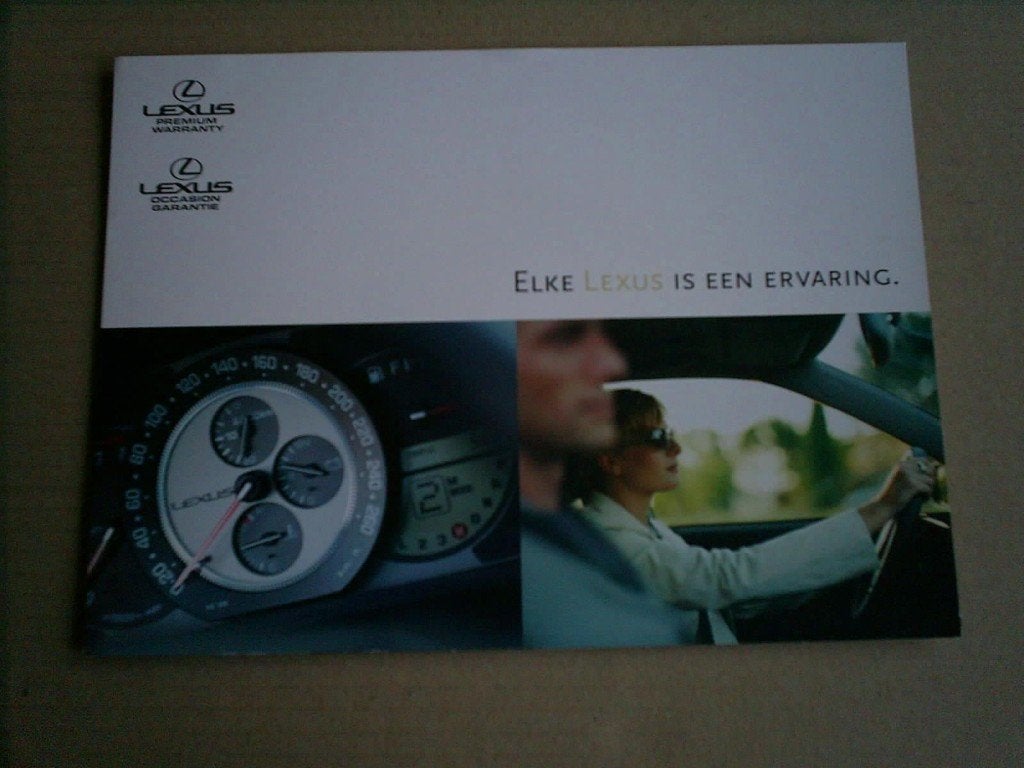LEXUS Elke Lexus is een ervaring, Ophalen of Verzenden, Zo goed als nieuw, Overige merken