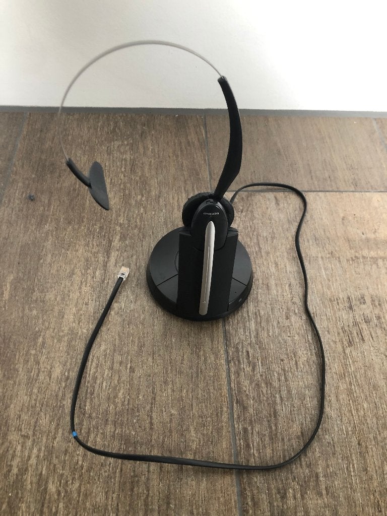 Jabra GN9330 Headset with GN9330e Stand, Ophalen of Verzenden, Gebruikt