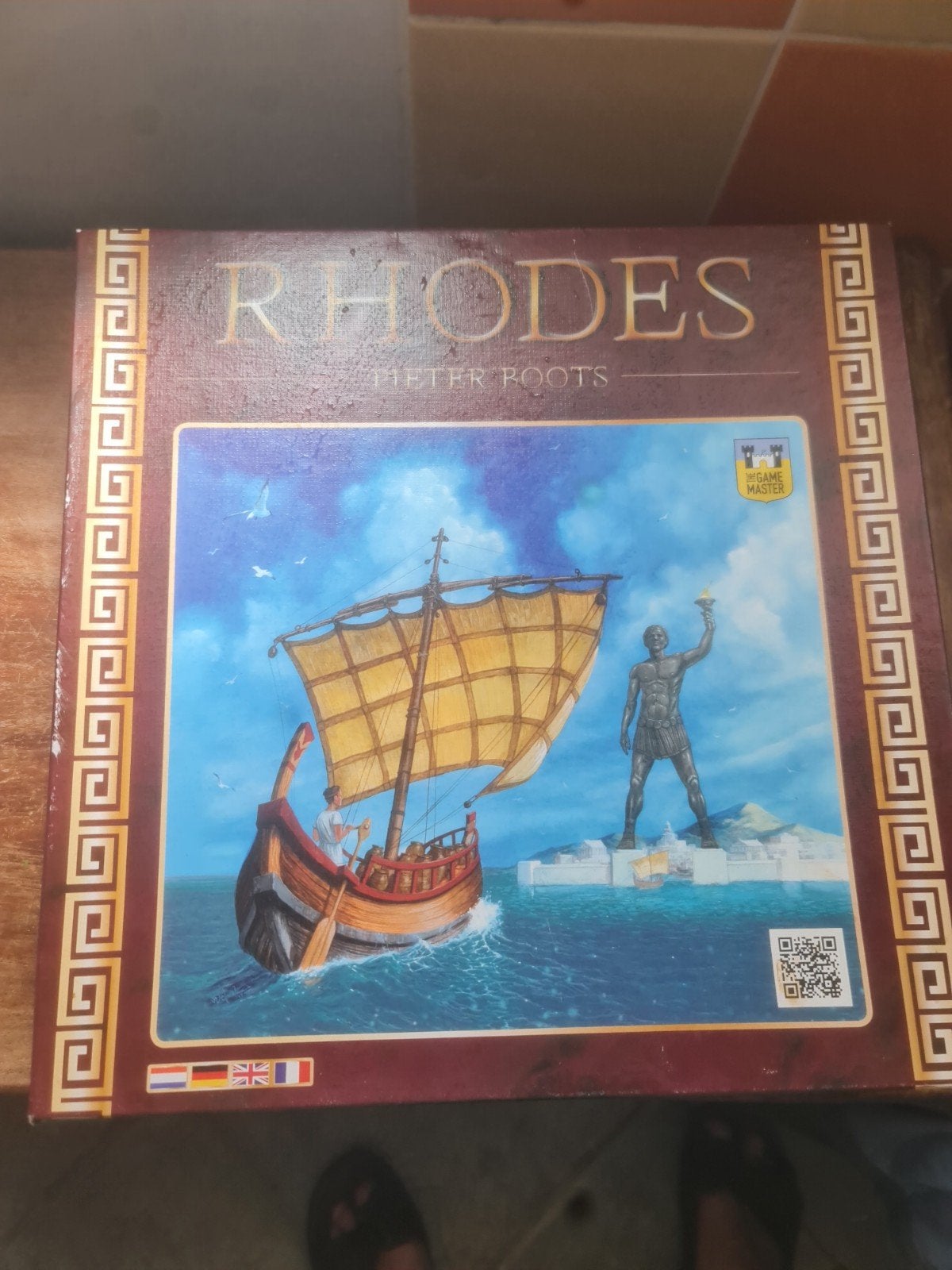 Bordspel Rhodes Pieter Boots - Compleet, Een of twee spelers, Ophalen of Verzenden, Gebruikt, The Game Master BV