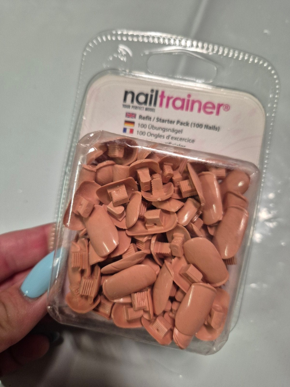 Nieuw refill tips nailtrainer, oefenhand, nagelstyliste, Overige kleuren, Nieuw, Ophalen of Verzenden, Handen en Nagels