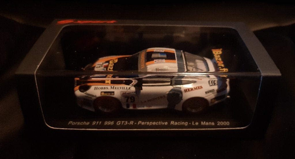 Spark S4759 1:43 Porsche 911 GT3 Le Mans 2000, Verzenden, Nieuw, Auto, Overige merken