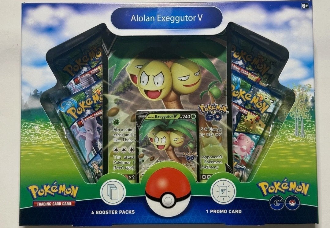 Pokémon GO Alolan Exeggutor V Box - Nieuw en Geseald, Ophalen, Nieuw, Foil