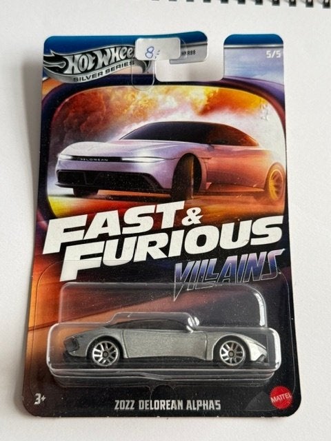 Hot Wheels Fast & Furious DeLorean Alpha5 1:64, Adres onbekend, Auto, Mail@onbekend.com, Ophalen of Verzenden