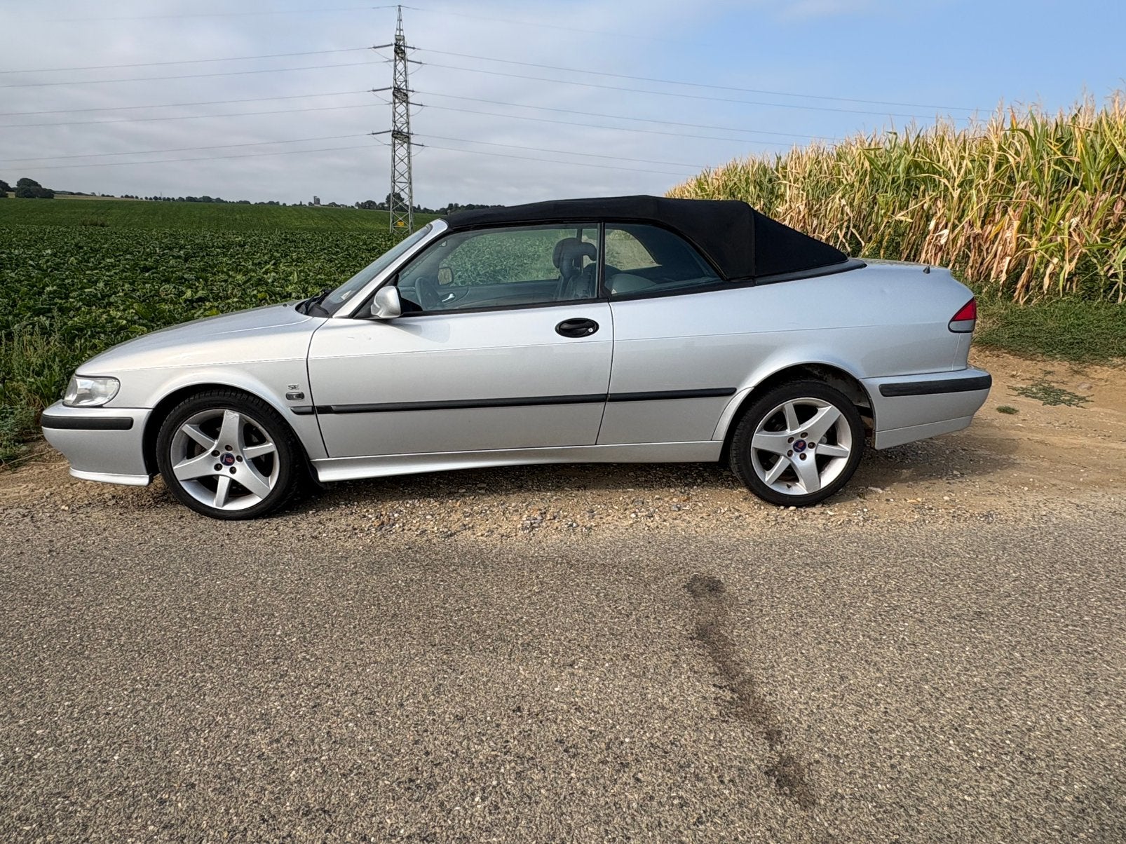 Mooie Saab 9-3 Turbo Cabrio (185 pk), Auto's, Voorwielaandrijving, 4 cilinders, Cabriolet, 4 stoelen