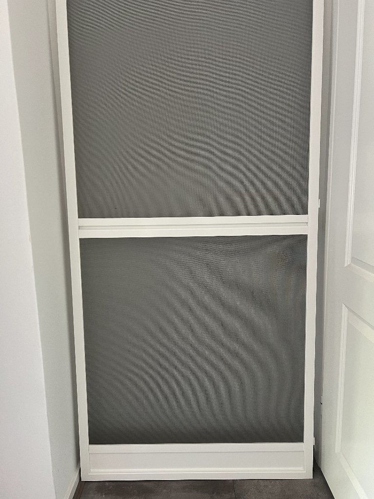 Nieuwe scharnierende Grandeur hordeur CA-100 RAL9010, Ophalen, 80 tot 100 cm, Hordeur, Nieuw