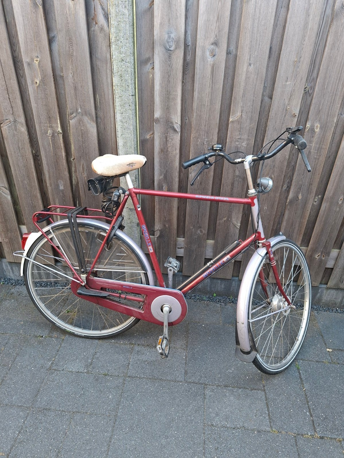 Gebruikte Gazelle fiets met 5 versnellingen, Ophalen, Gebruikt, Versnellingen, 56 cm of meer