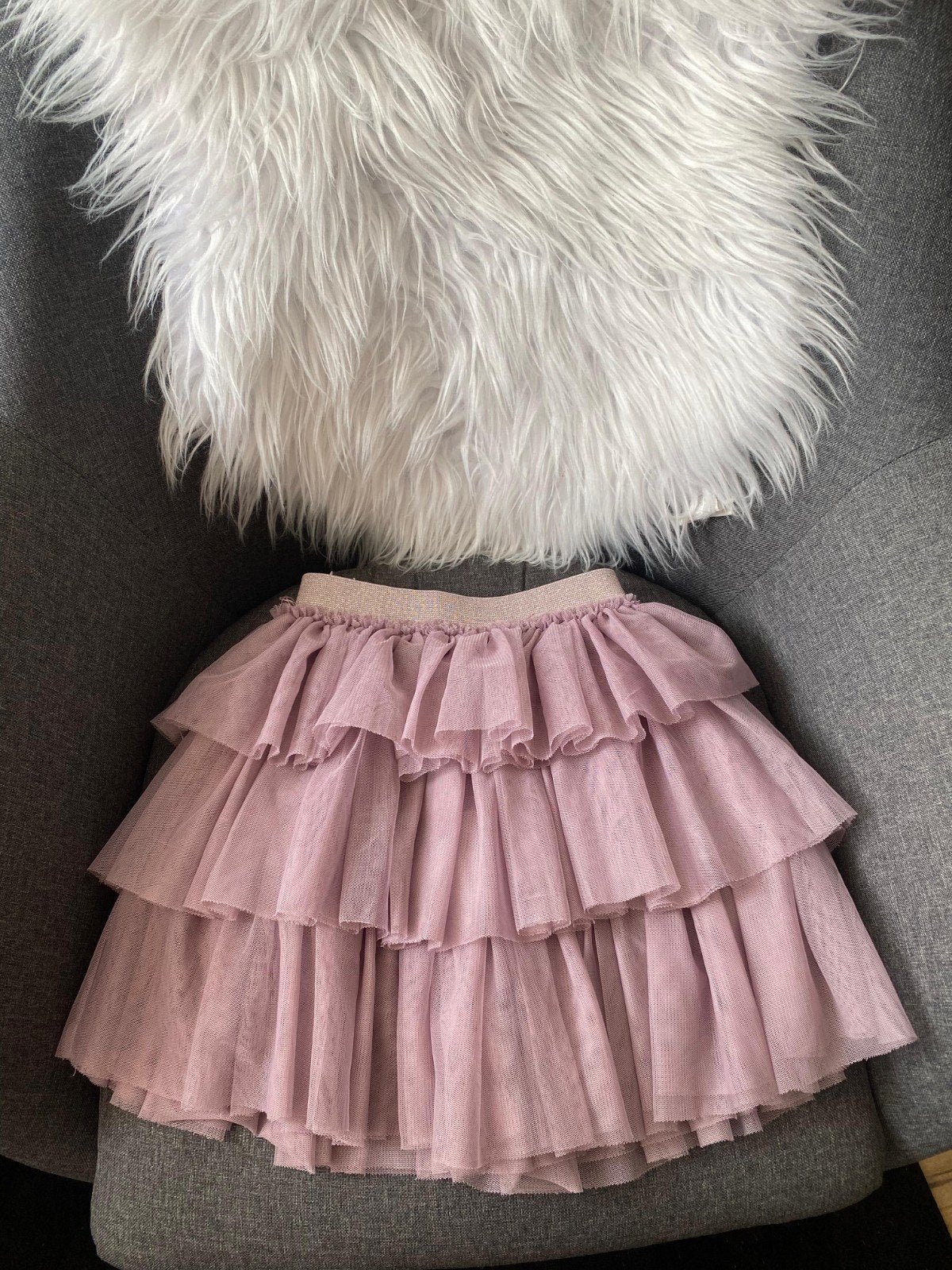 Mooie roze tule rok voor meisjes 7/8 jaar, zo goed als nieuw, Ophalen of Verzenden
