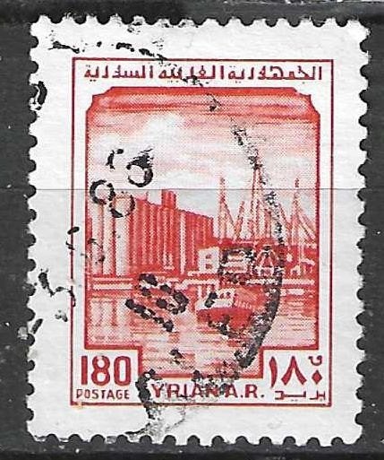 Syrie 1982 - Yvert 655 - De Haven van Latakia - 180 pi. (ST), Verzenden, Gestempeld, Oost-Azië