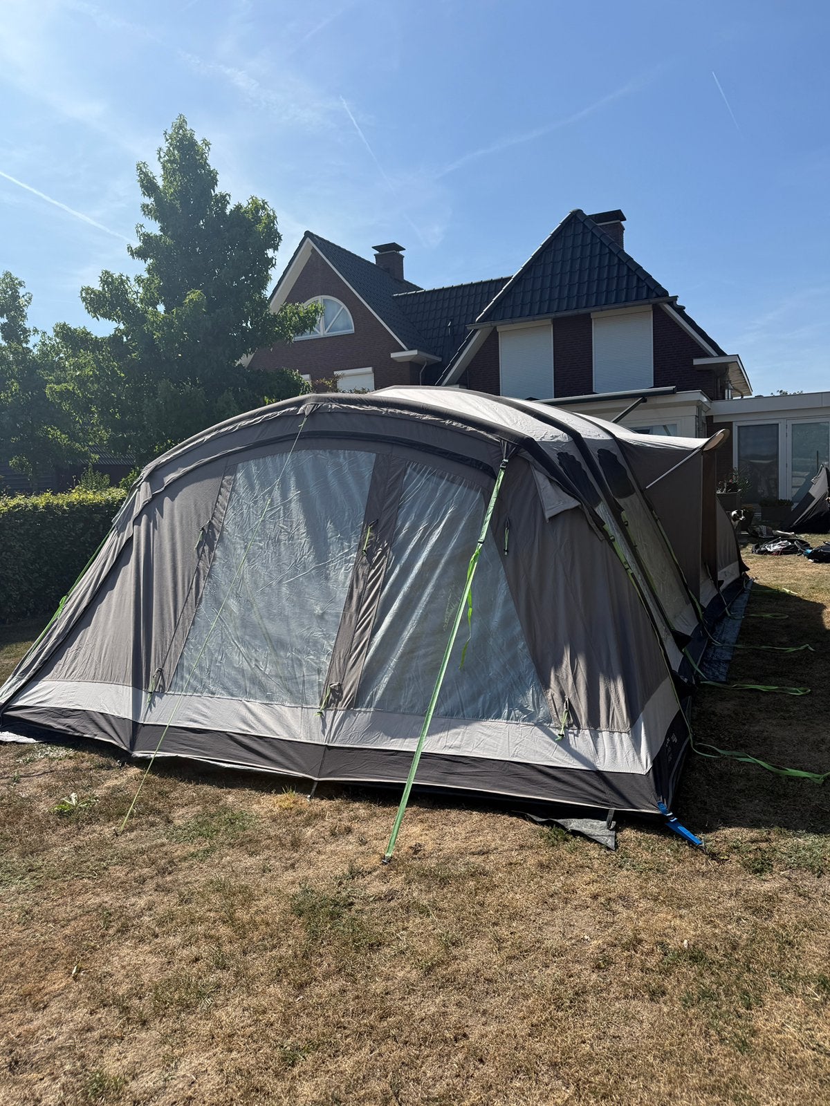 Opblaastent 6 personen- kampa studland 6 classic air, Caravans en Kamperen, Tenten, Ophalen, Zo goed als nieuw