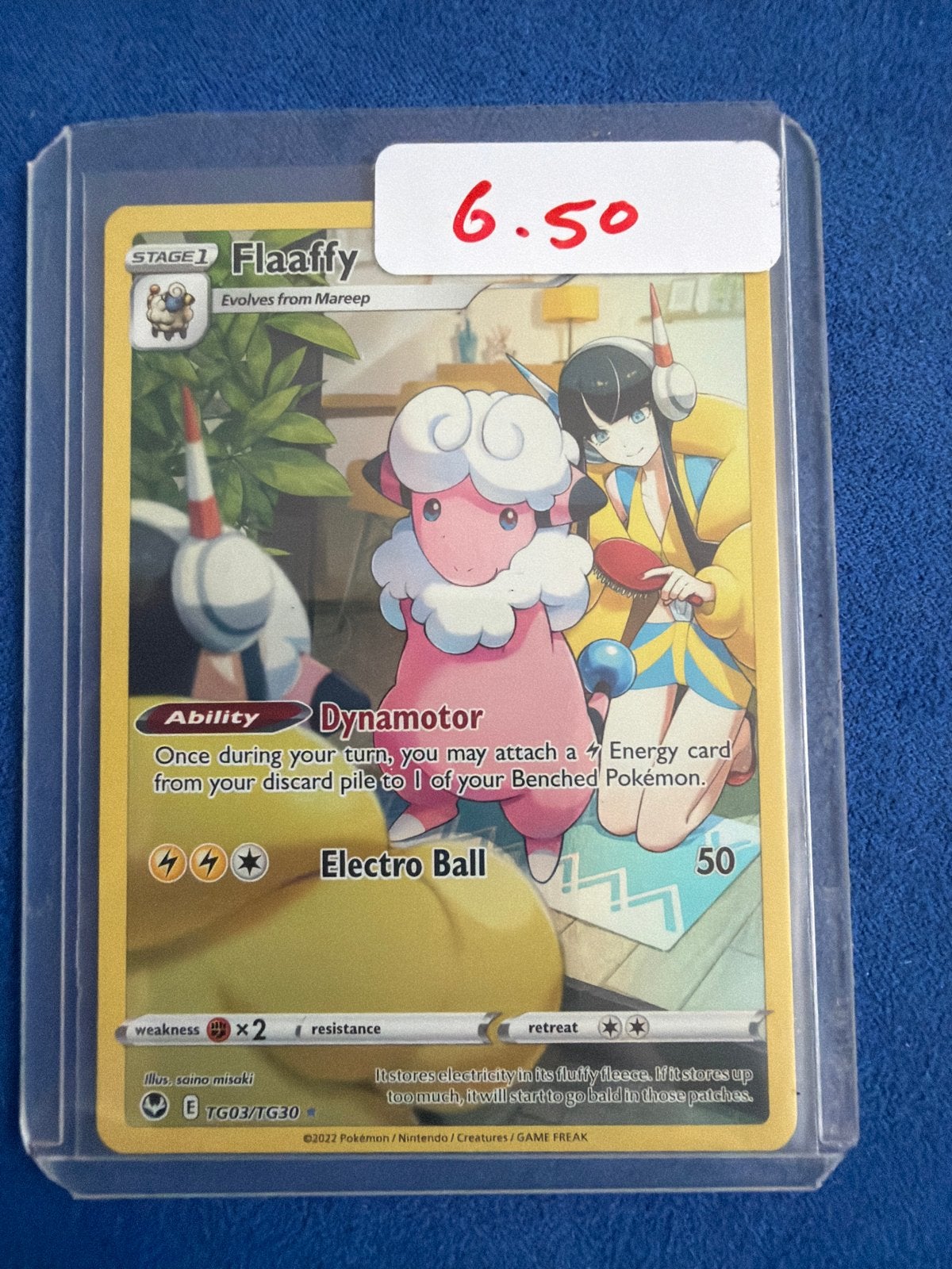 Pokémon Kaart: Flaaffy TG03/TG30 (Crown Zenith), Ophalen of Verzenden, Zo goed als nieuw, Losse kaart