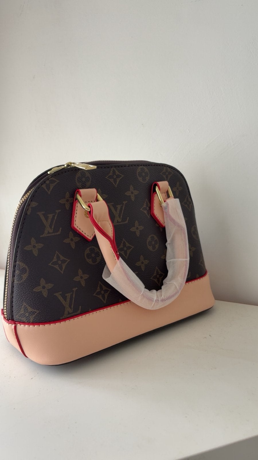 Gloednieuwe Leren Dames Handtas
