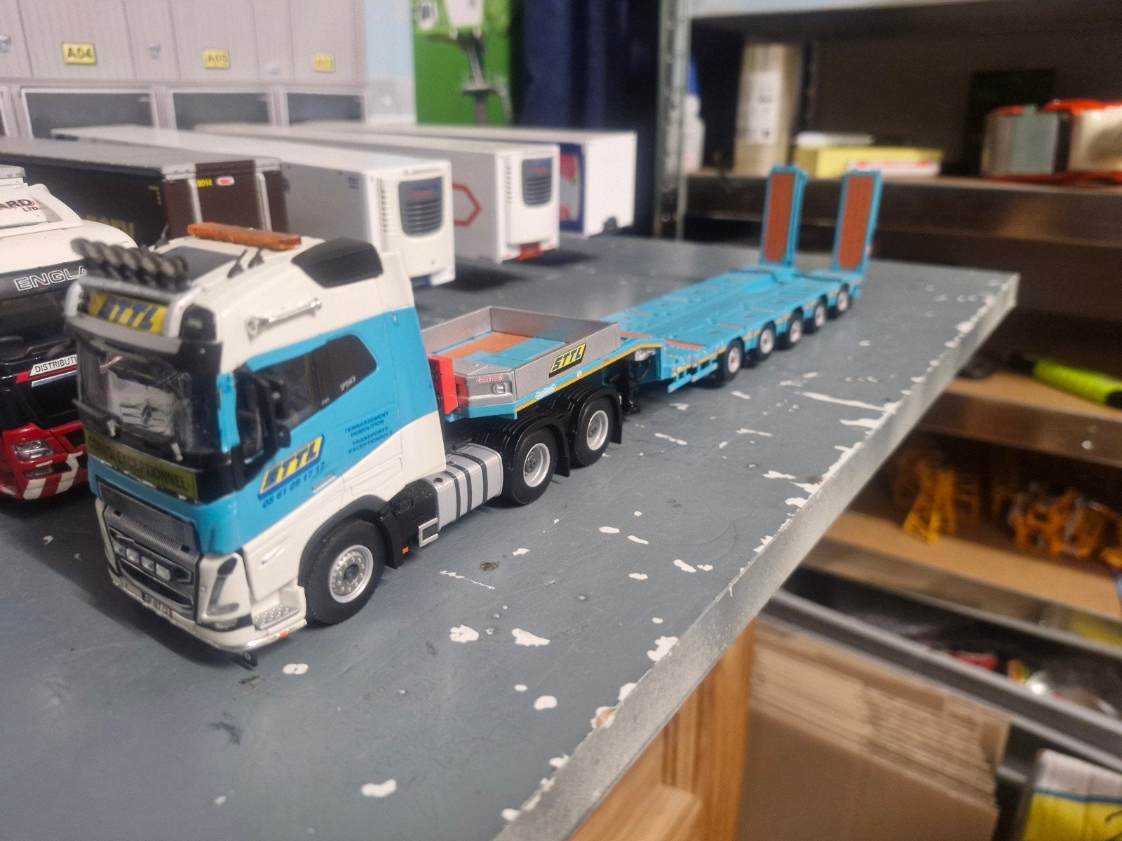 volvo met dieplader STTL wsi, Ophalen of Verzenden, Zo goed als nieuw, Bus of Vrachtwagen, Wsi