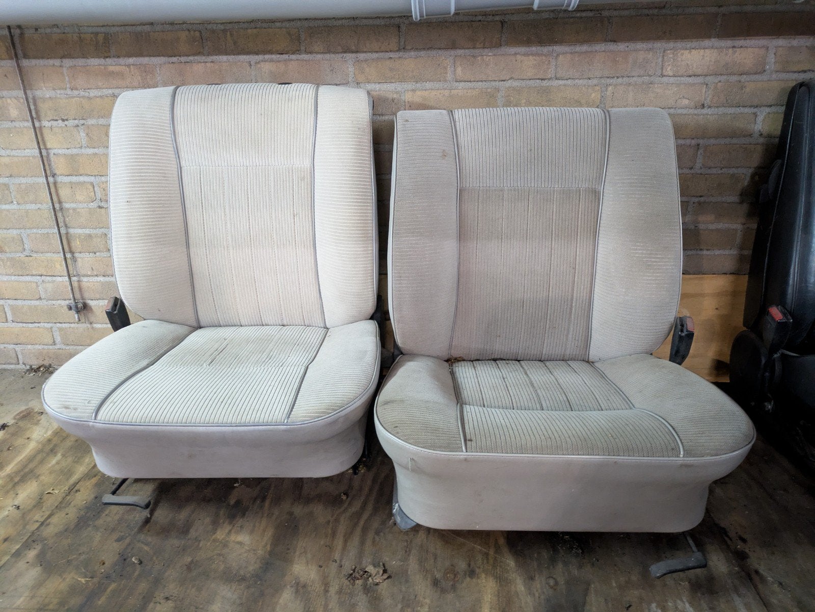 BMW E12 voorstoelen Pullman stof grijs, Ophalen, Gebruikt, BMW