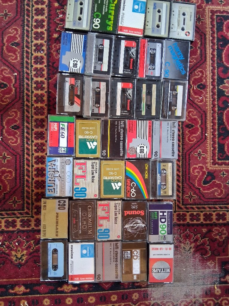 cassette bandjes, Ophalen of Verzenden, Gebruikt, Overige genres, 26 bandjes of meer
