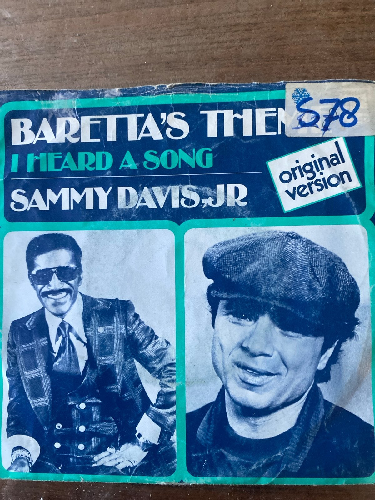 Sammy Davis Jr. - Baretta's Theme / I Heard A Song (Vinyl), Gebruikt, Originele persing, 7 inch, Ophalen of Verzenden