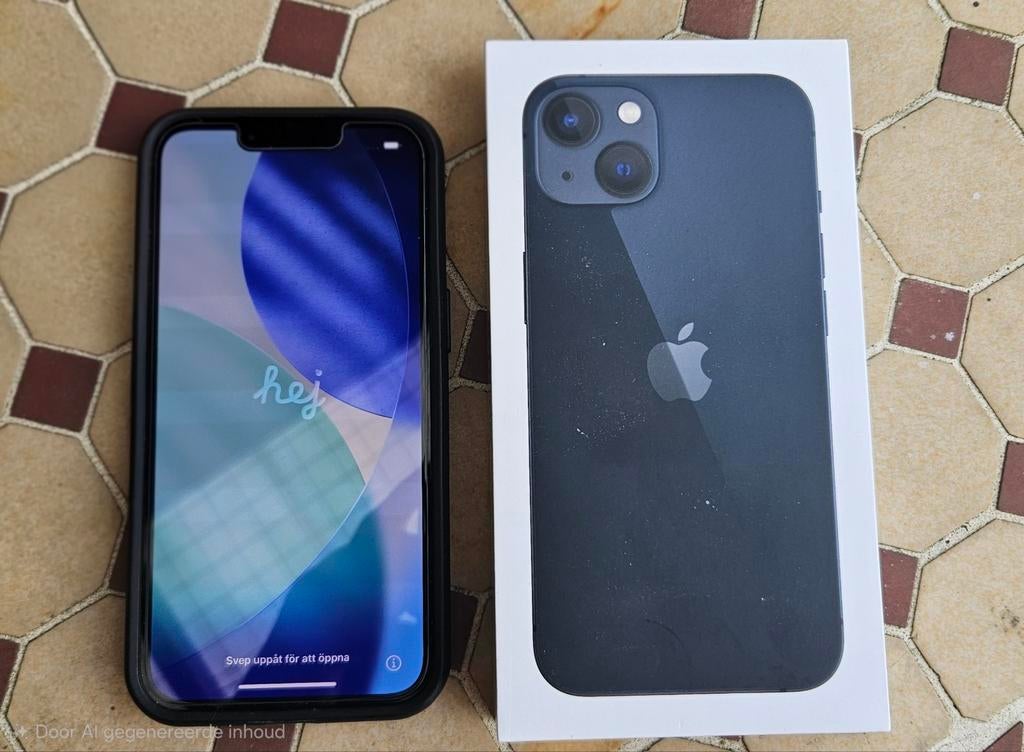 iPhone 13, 128GB, Midnight,, Telecommunicatie, Mobiele telefoons | Apple iPhone, Ophalen, 128 GB, Zwart, IPhone 13