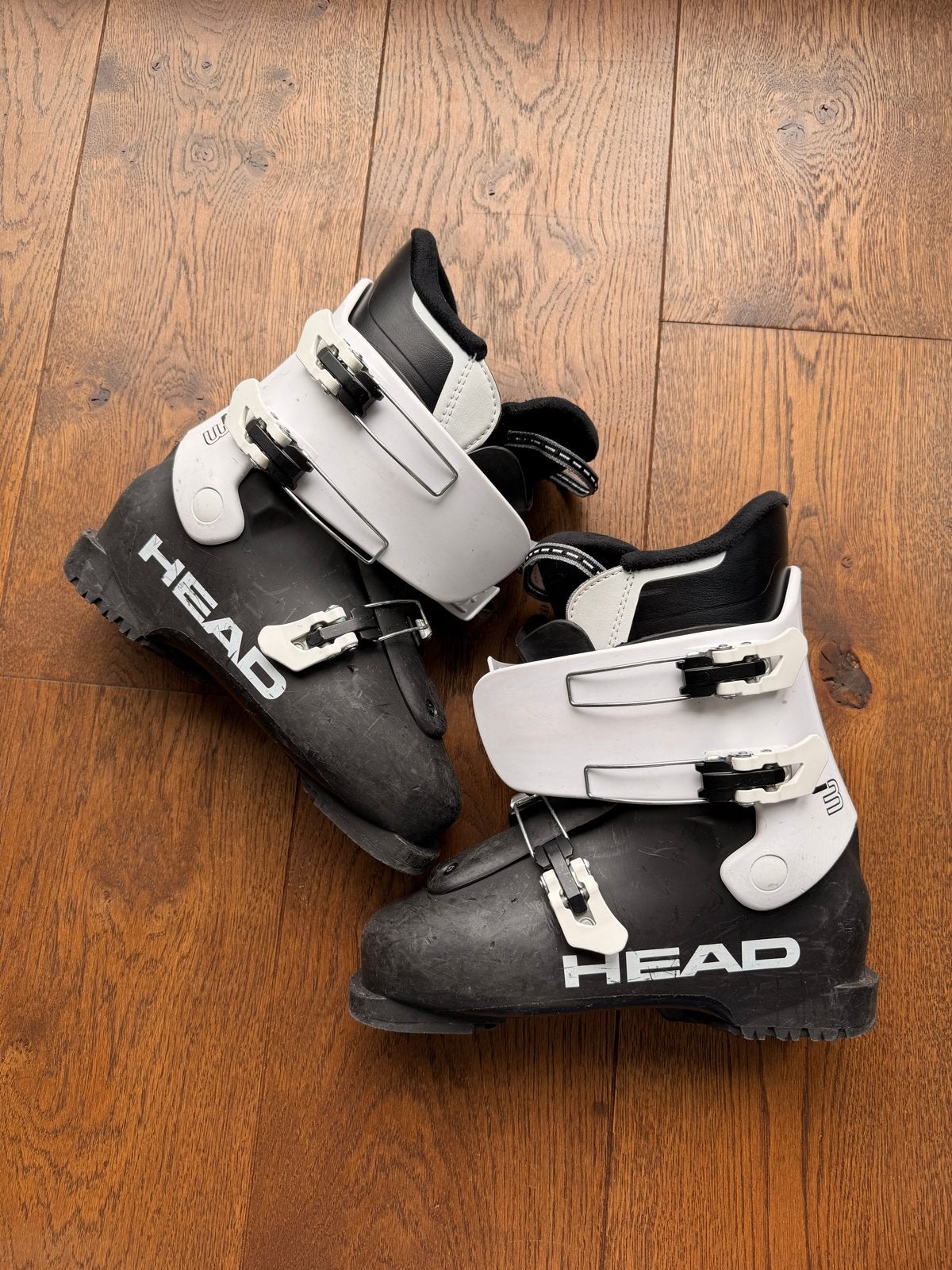 Gebruikte HEAD skischoenen 260/265 met gebruikerssporen, Gebruikt, Schoenen, Ophalen of Verzenden, Skiën