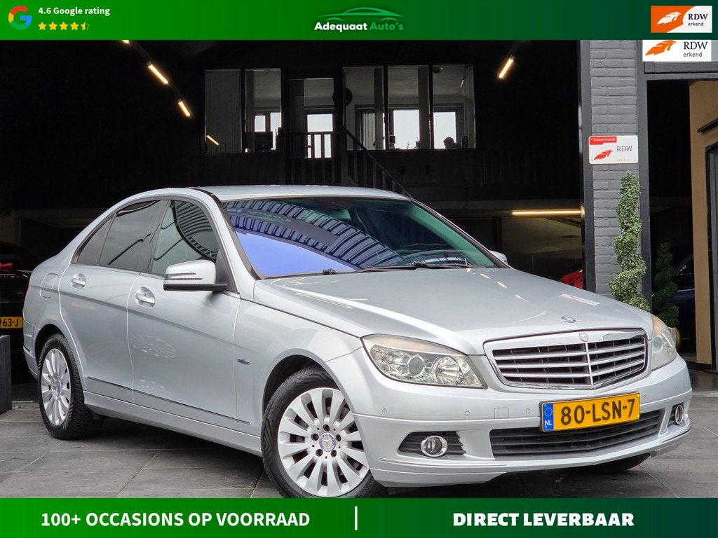 Mercedes-Benz C-klasse 180 CGI BlueEFFICIENCY|AUT|YOUNGTIMER, Automaat, Huisgarantie, Met garantie (alle), 1796 cc