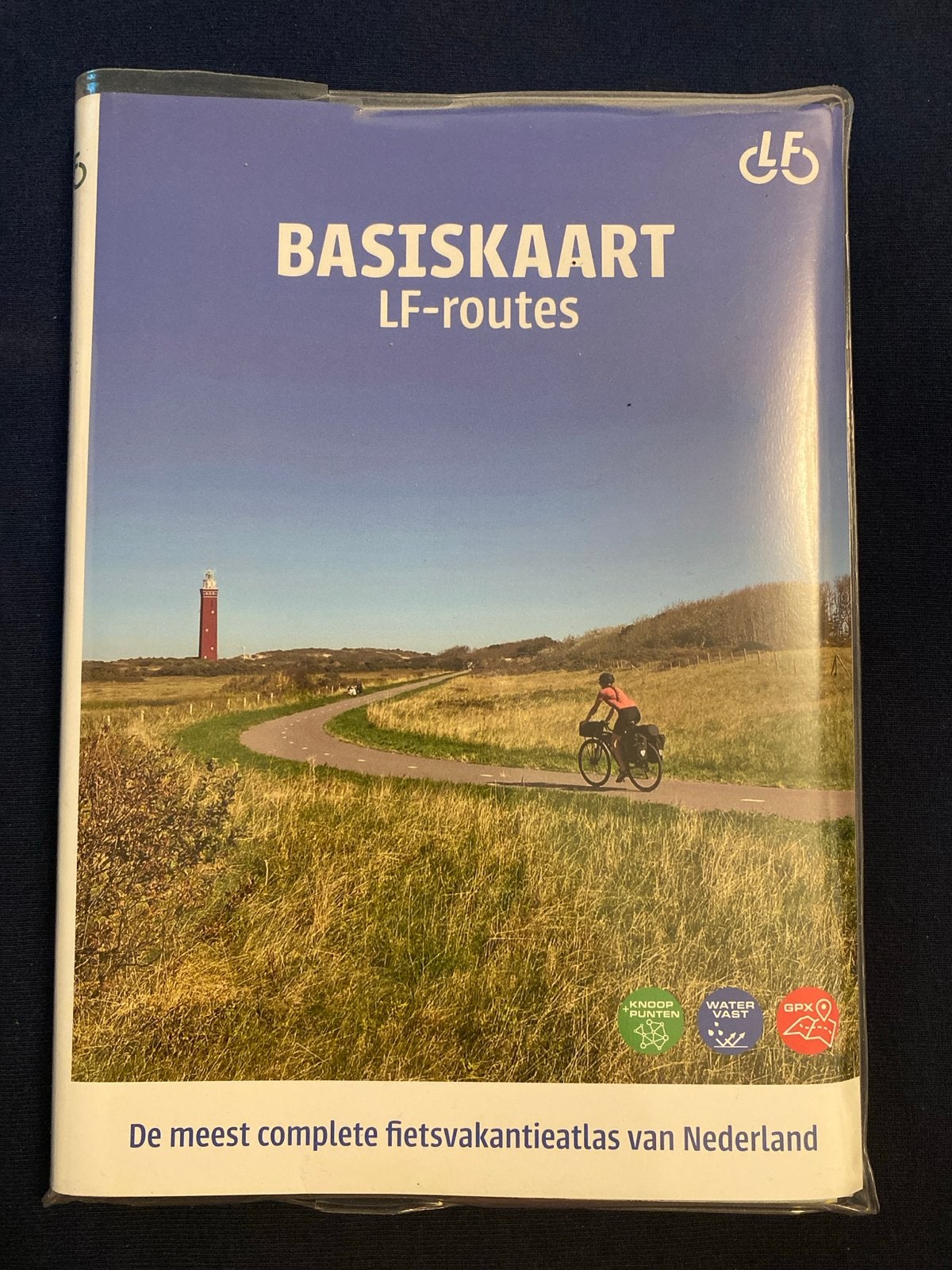 Basiskaart LF-routes 2021-2022 Fietsvakantieatlas Nederland, Boeken, Overige atlassen, 2000 tot heden, Ophalen of Verzenden, Zo goed als nieuw