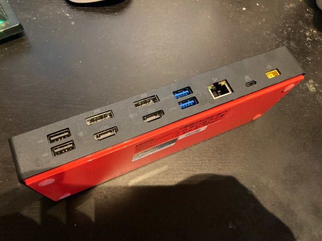 Lenovo ThinkPad Hybrid USB-C with USB-A Dock, Computers en Software, Dockingstations, Ophalen, Gebruikt, Docking station
