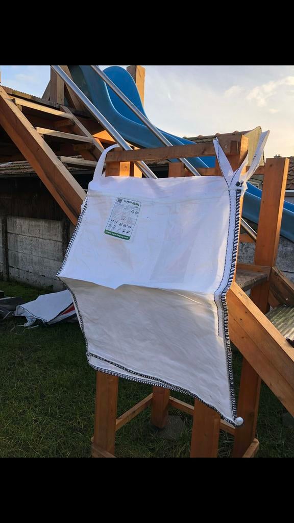 Te koop bigbag zakken 5€/ps nieuwe, ophalen in Hank, Doe-het-zelf en Verbouw, Kratten en Dozen, Ophalen, Doos, 100 cm of meer