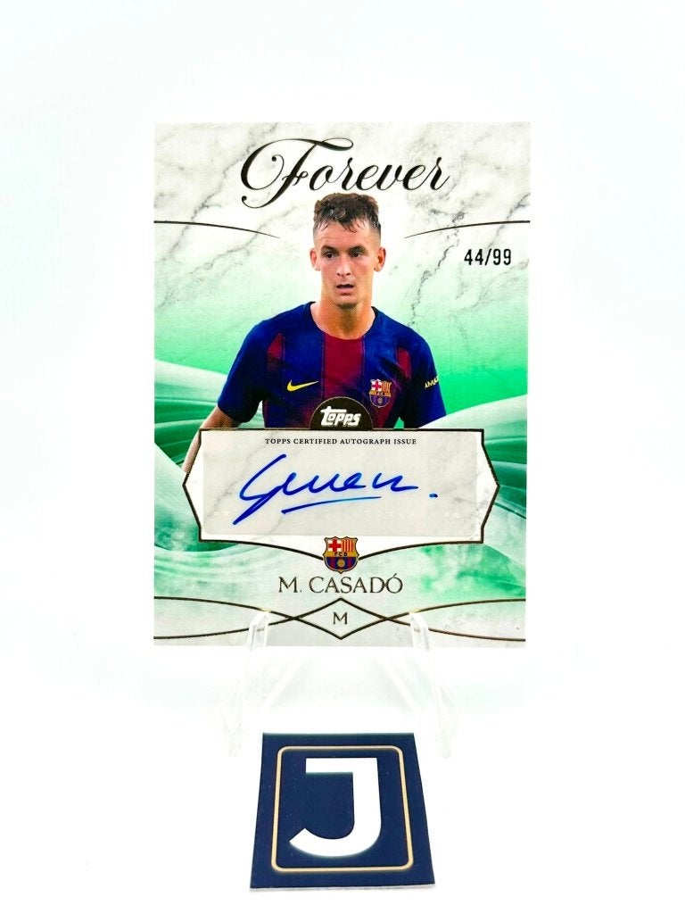 Marc Casado Topps Forever auto /99 Barcelona, Ophalen of Verzenden, Zo goed als nieuw, Plaatje