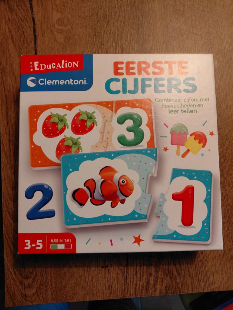 Clementoni Eerste Cijfers - Leerzaam Puzzelspel, Ophalen of Verzenden, Zo goed als nieuw, Puzzelen