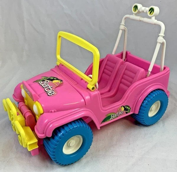 Barbie Island Fun Jeep Mattel Vintage 1987 met doos 7945, Coolsingel 104, 3011 AG Rotterdam, Netherlands, Verzenden, Zo goed als nieuw